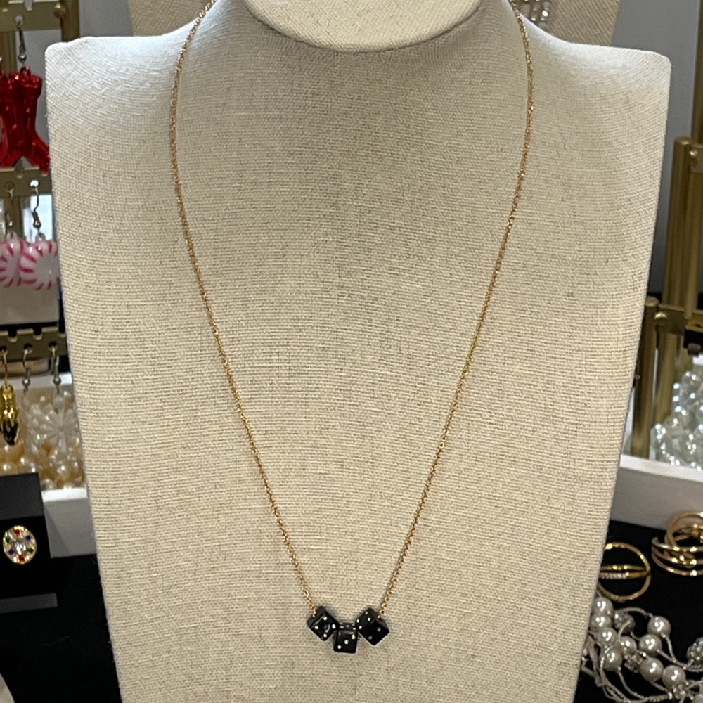 NWT Bulk Wholesale 3-piece Elegant Gold and Black Layering Necklaces - Picture 11 of 16